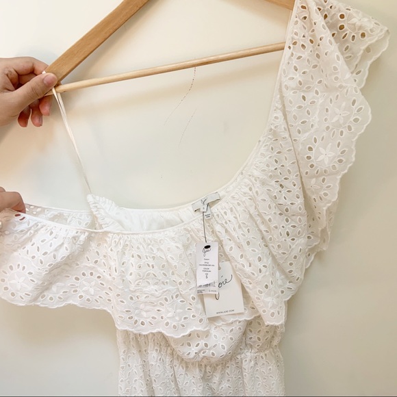 Joie Corynn eyelet Ruffle Dress S - Picture 5 of 8